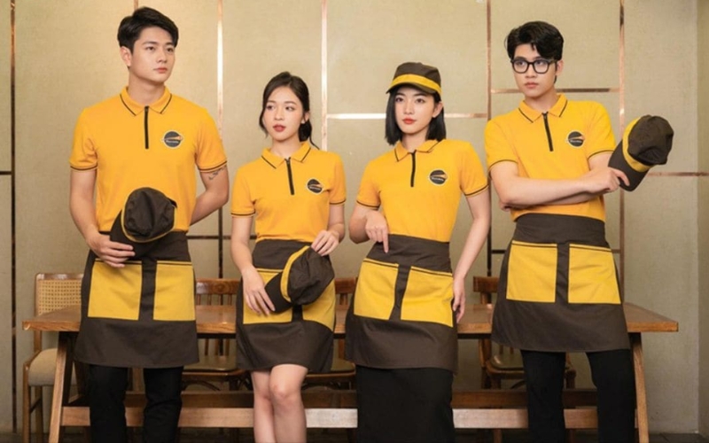 Mẫu đồng phục quán nhậu năng động, trẻ trung