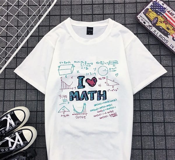 Áo Polo với họa tiết các môn học