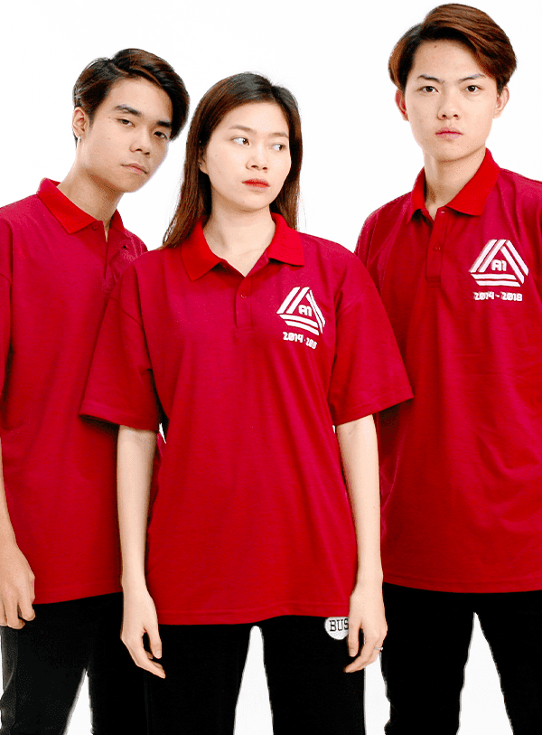 áo đồng phục màu đỏ