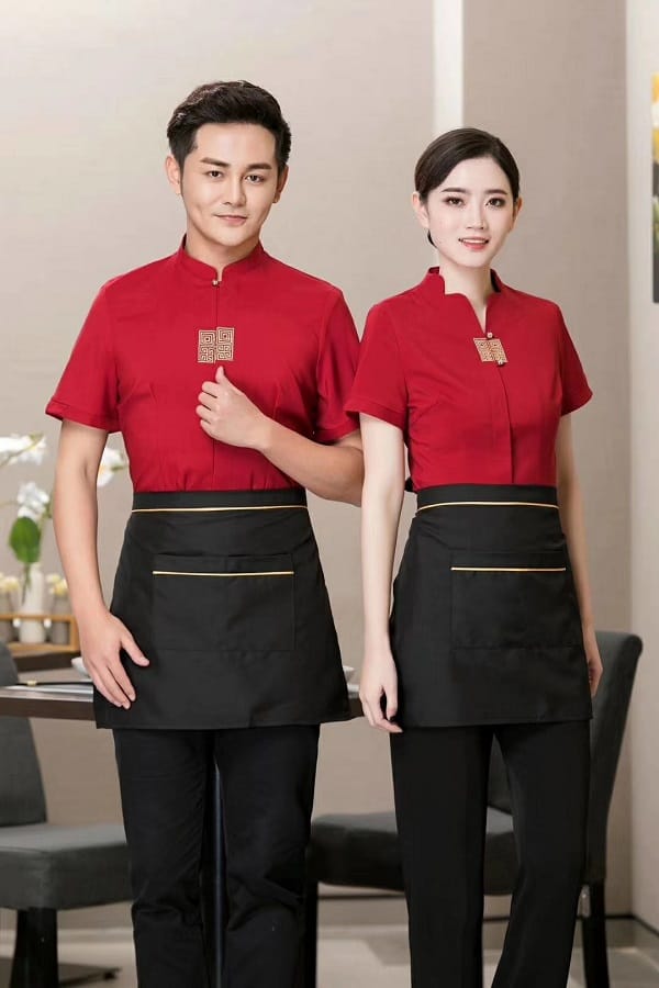 áo đồng phục màu đỏ