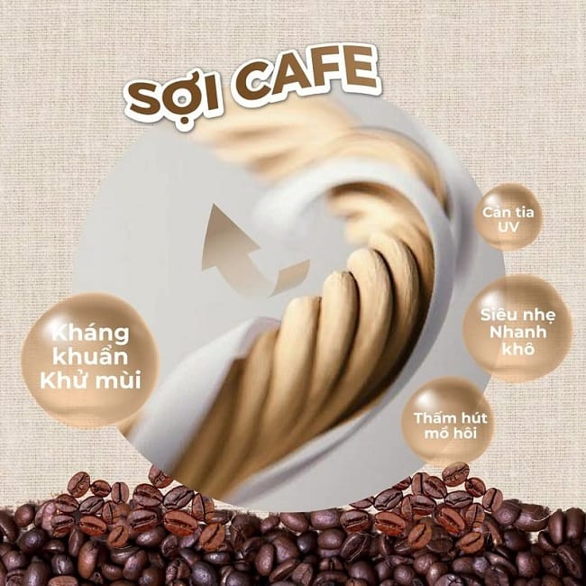 Vải cà phê có khả năng chống tác động của tia UV đến 98%