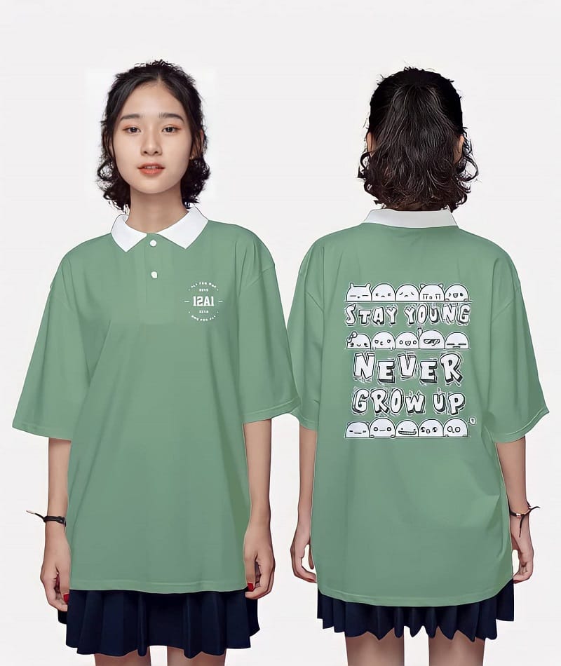 Áo Polo đồng phục in hình