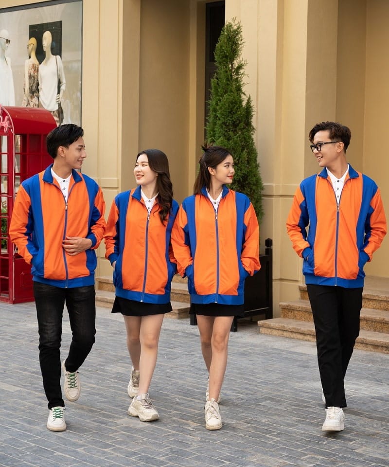 Lợi ích khi may áo gió đồng phục