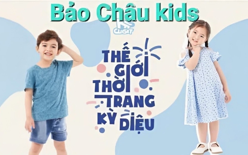 Thời trang cho trẻ em Bảo Châu có mẫu mã đa dạng