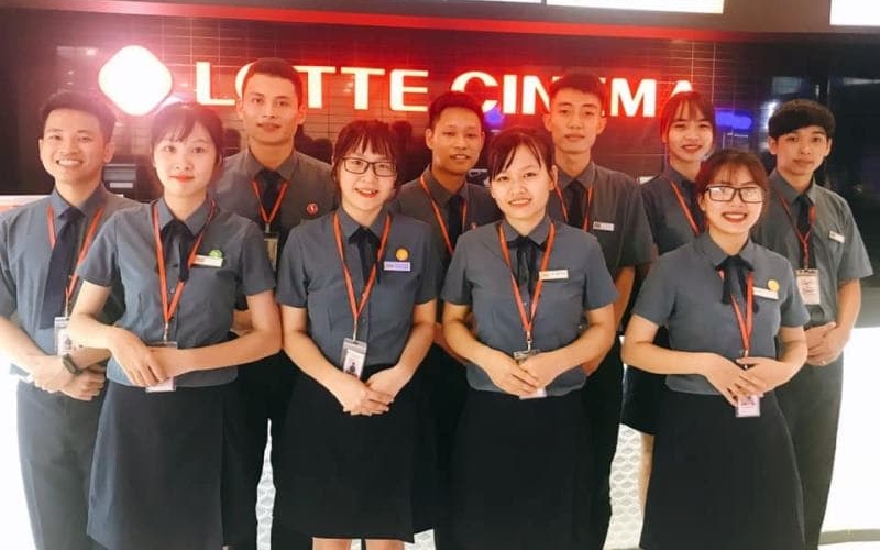 Mẫu đồng phục nhân viên rạp chiếu phim