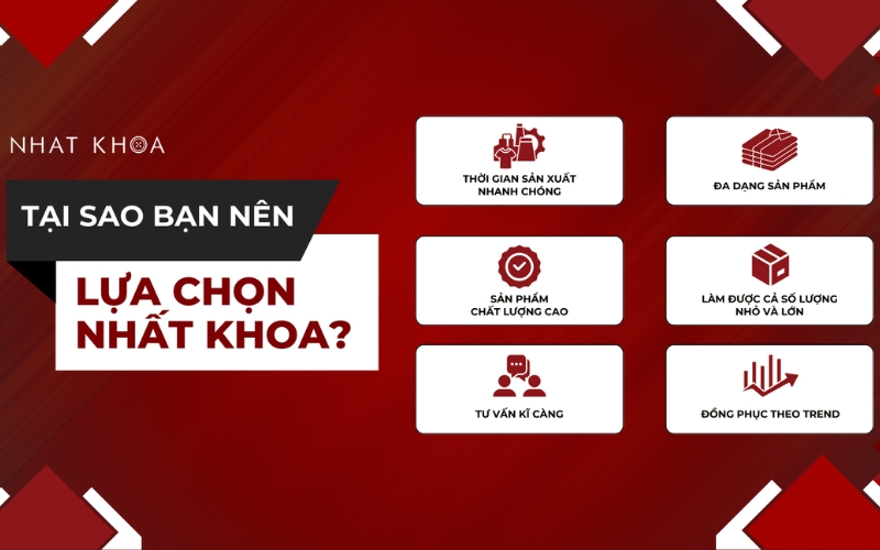 Nhất Khoa Uiform - Đơn vị đáng tin cậy để bạn chọn đặt đồng phục nhân viên