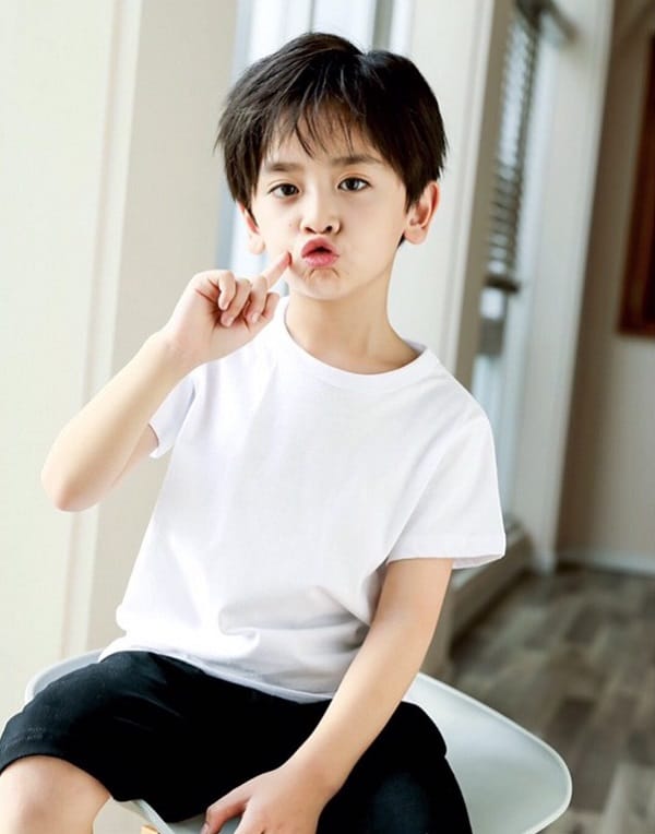 Áo thun trơn trẻ em giá sỉ tay ngắn