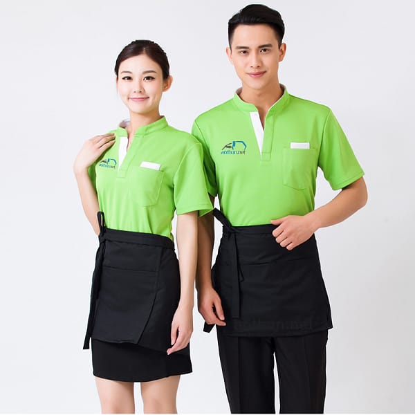 Chất liệu vải là yếu tố ảnh hưởng đến giá áo đồng phục cổ trụ