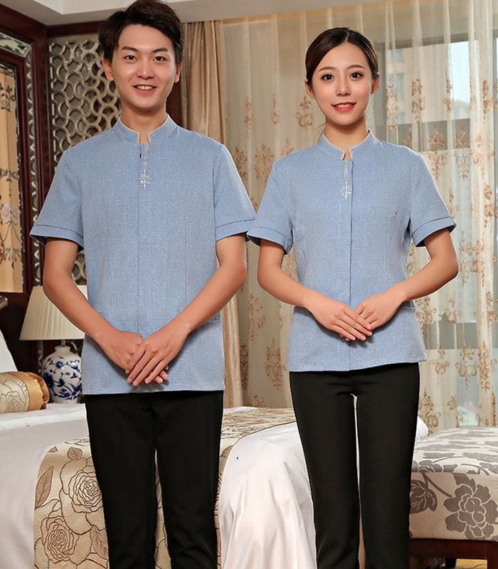 Nhất Khoa - Xưởng may đồng phục cho nhân viên tạp vụ giá rẻ, chất lượng