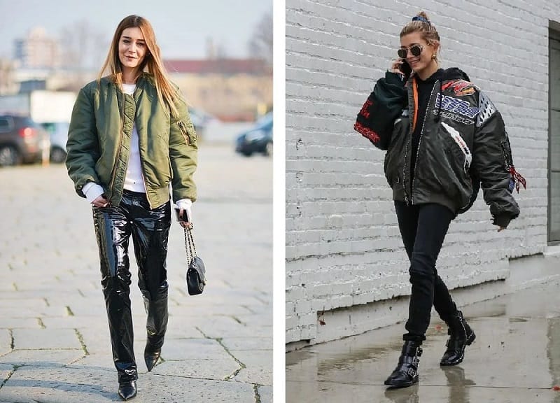 Trang phục thể thao mùa đông áo khoác bomber