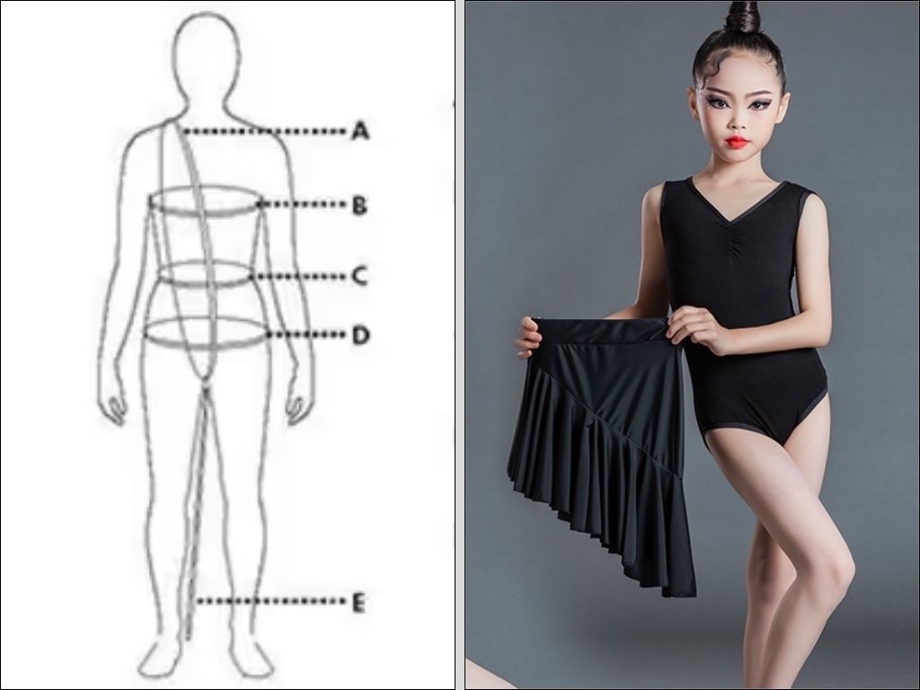 Hướng dẫn bạn cách đo kích thước trang phục khiêu vũ