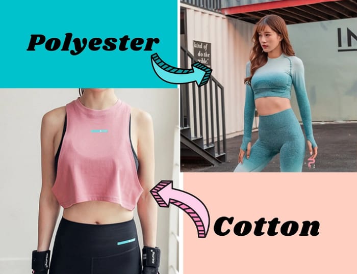 Ứng dụng của vải cotton và polyester