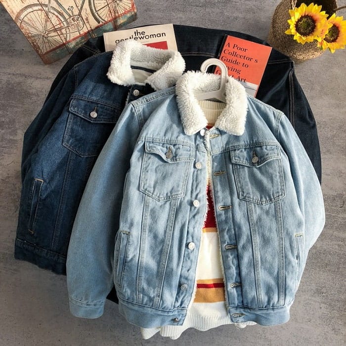 Đặc điểm của vải denim lót lông