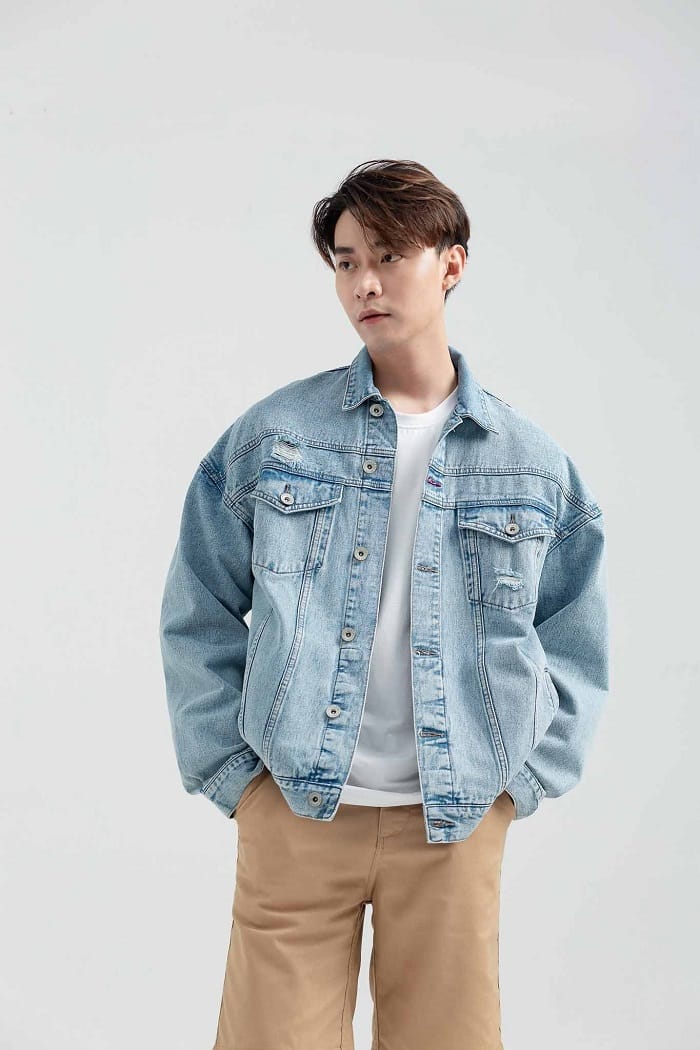Áo khoác nam denim