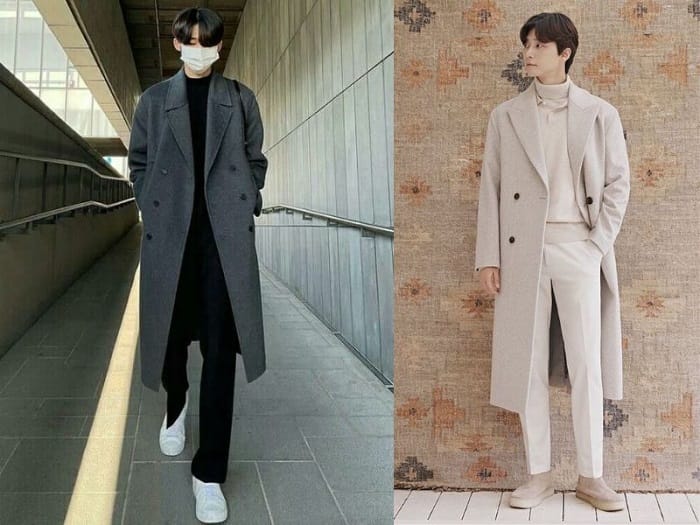 Áo khoác nam măng tô