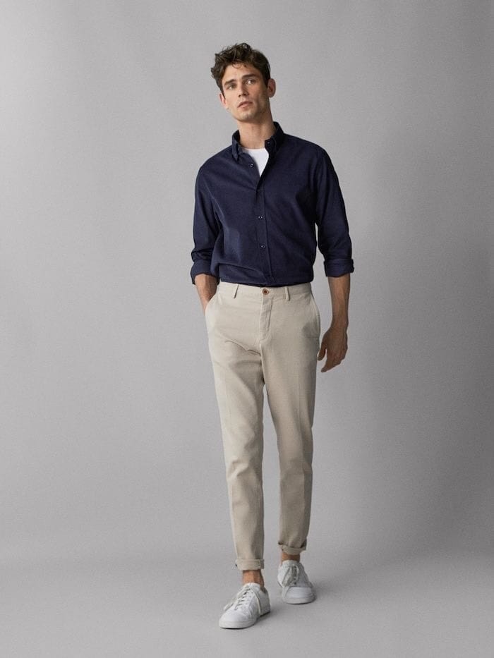 Phong cách áo sơ mi nam Oxford