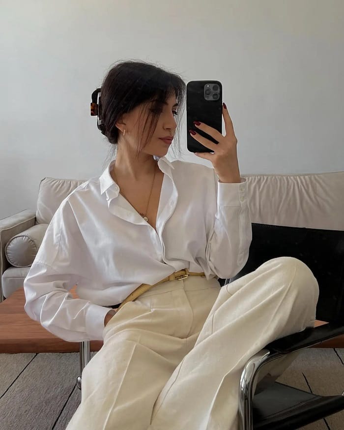 Lưu ý khi chọn và mặc áo sơ mi trắng