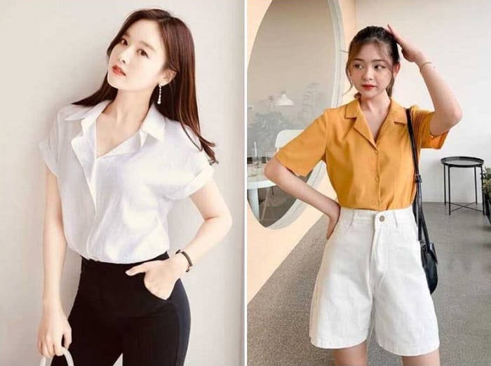 Xu hướng các kiểu áo sơ mi nữ Hàn Quốc gây bão năm nay