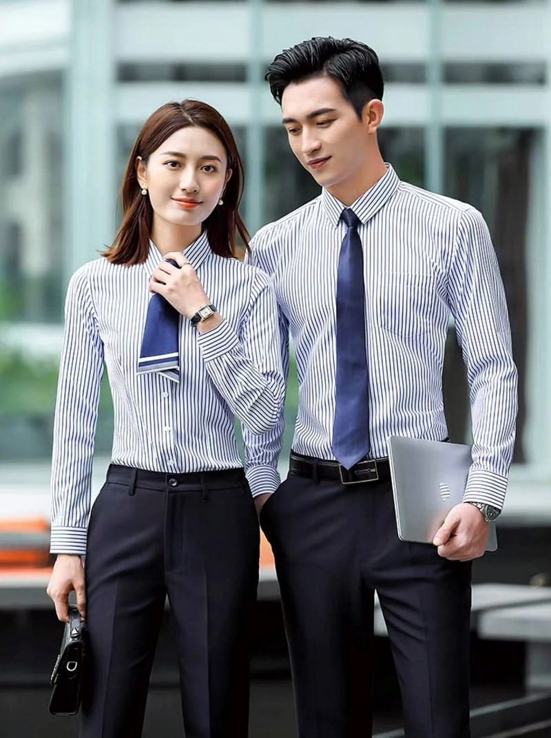 Lựa chọn áo sơ mi đồng phục có chất liệu phù hợp