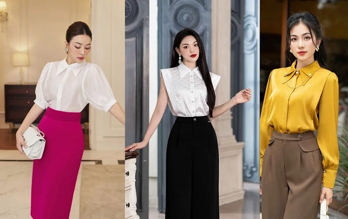 Lưu ý khi chọn mua các mẫu áo sơ mi nữ