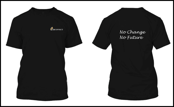 Thông điệp thú vị trên áo thun đồng phục khiến khách hàng ấn tượng