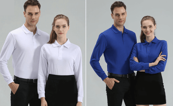 Áo thun đồng phục có tay giúp giữ nhiệt, chống nắng cho cơ thể