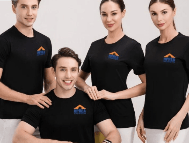 Áo thun đồng phục đẹp và cao cấp giúp nhân viên vui vẻ, thoải mái