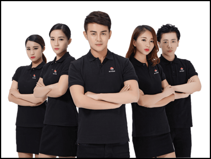Áo thun đồng phục cao cấp tôn dáng người mặc