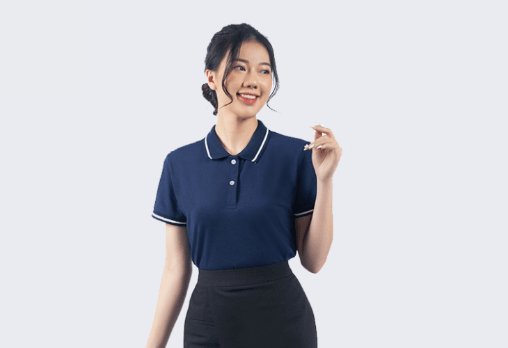 Áo thun đồng phục có cổ