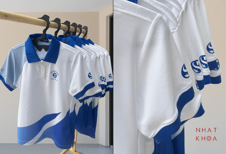 Áo thun đồng phục ngân hàng Shinhan Bank