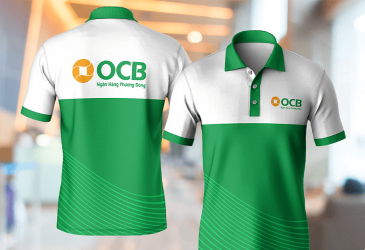 Áo thun đồng phục ngân hàng OCB