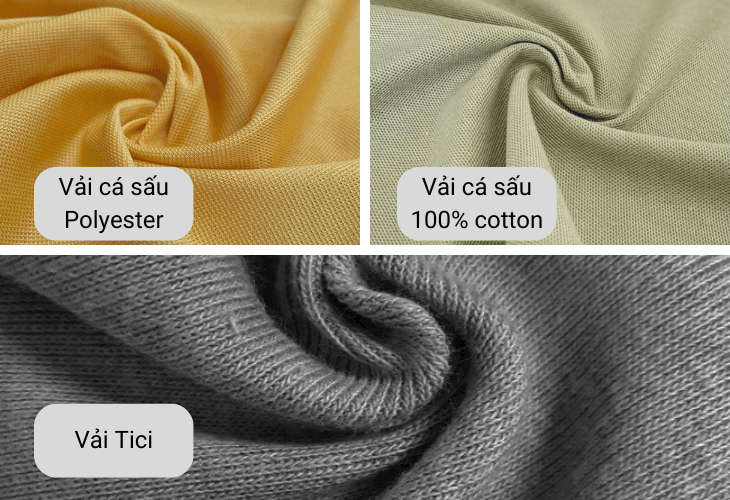 Tỉ lệ cotton và PE quyết định độ bền và độ thấm hút mồ hôi của áo