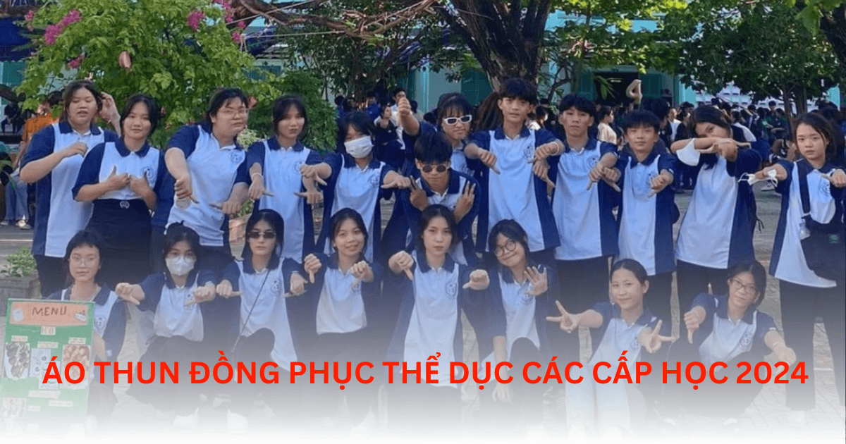 Áo Thun Đồng Phục Thể Dục Có Cổ Các Cấp Học Hiện Nay