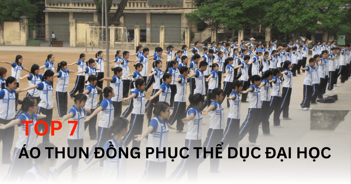 Top 7 áo thun đồng phục thể dục có cổ các trường Đại học