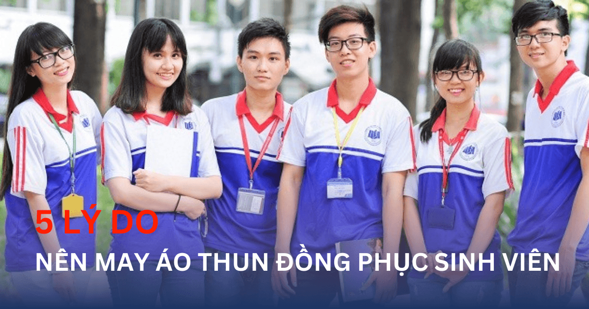 5 Lý Do Nên May Áo Thun Đồng Phục Có Cổ Cho Sinh Viên
