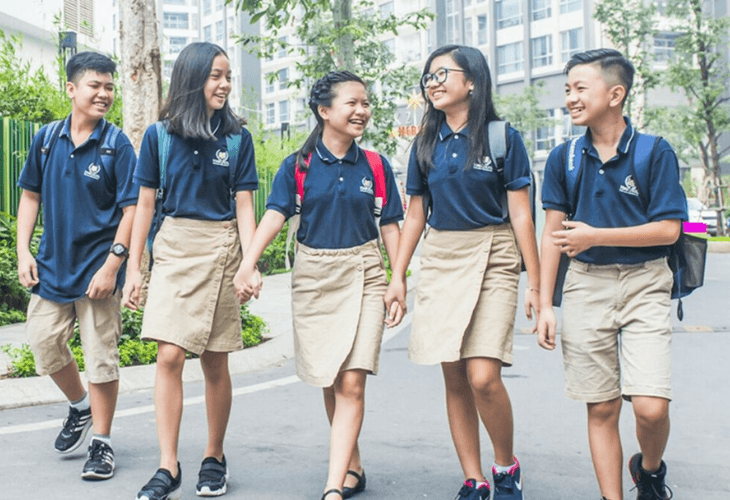 Áo thun đồng phục trường quốc tế Vinschool