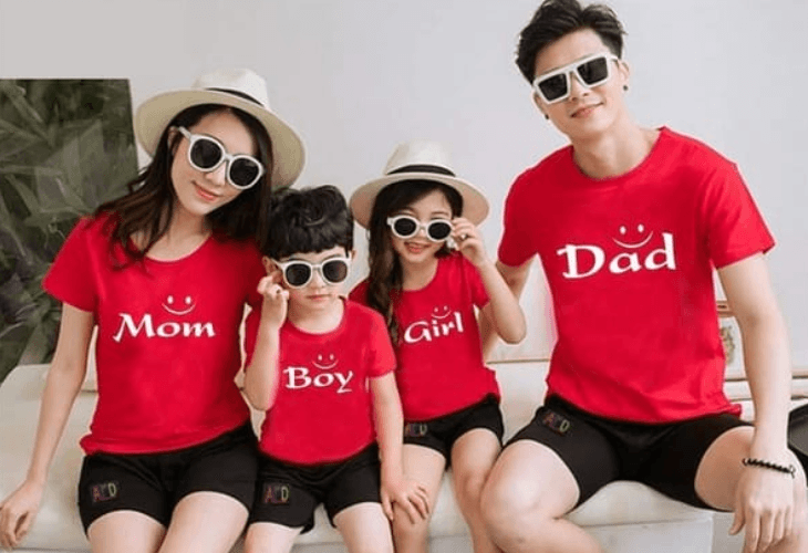 Áo đồng phục nâng cao ý thức trách nhiệm cho các thành viên trong gia đình