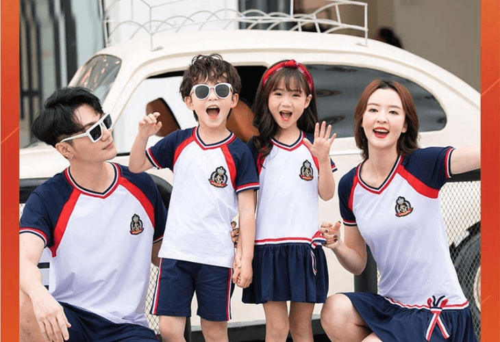 Áo đồng phục cổ tim