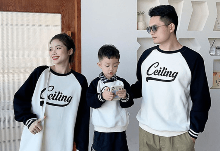 Áo đồng phục mùa đông cho gia đình