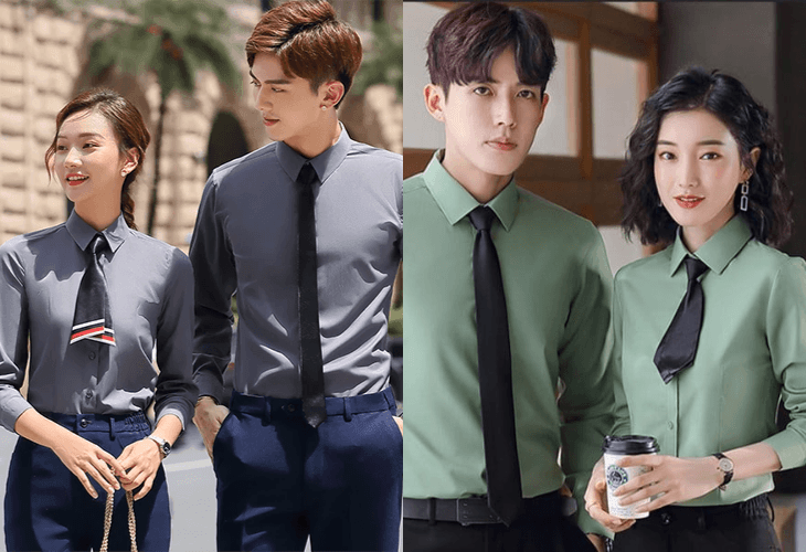 Hãy chọn màu sắc áo sơ mi đồng phục phù hợp với thương hiệu của bạn