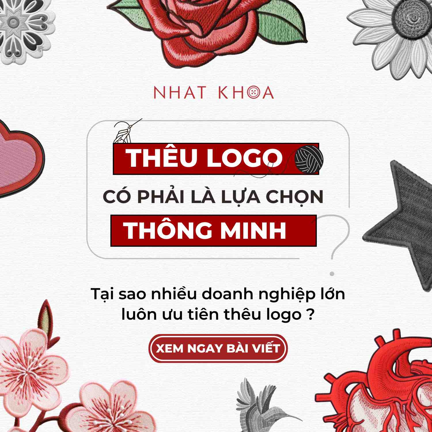 Có nên thêu logo trên áo thun đồng phục của doanh nghiệp