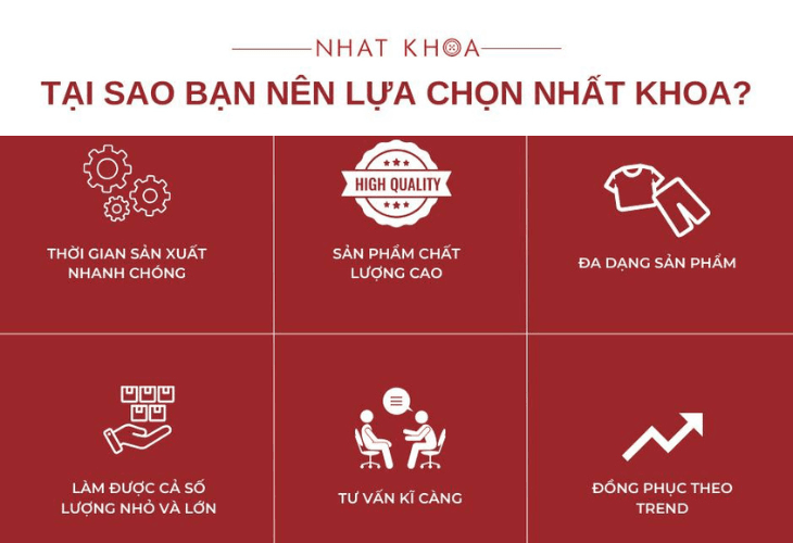 6 lý do bạn nên chọn Nhất Khoa để may áo sơ mi đồng phục