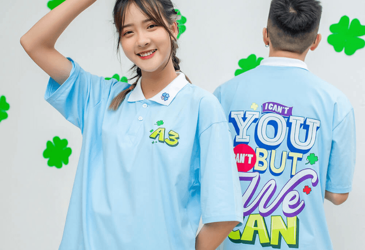 Hình ảnh in trên áo cũng là một cách để thể hiện cá tính của cả lớp