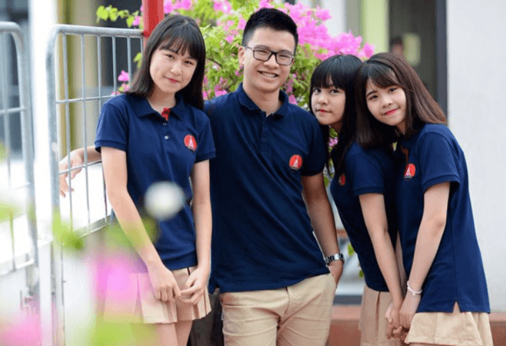 Áo thun đồng phục chỉn chu cũng giúp thể hiện hình ảnh của nhà trường