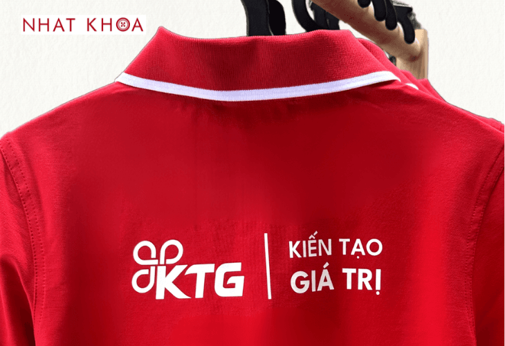 Áo thun đồng phục có cổ thành phẩm do Nhất Khoa sản xuất