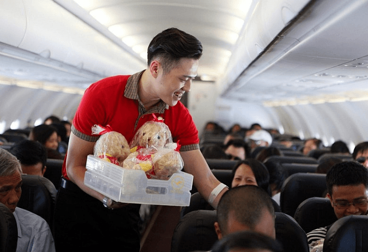 Đồng phục tiếp viên nam Vietjet Air
