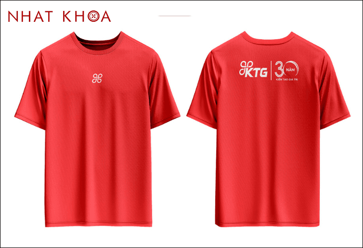 Sản phẩm áo đồng phục cổ tròn của Nhất Khoa