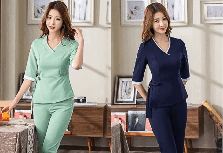 Bạn cần đo kỹ số đo từng nhân viên trước khi đặt may áo đồng phục spa