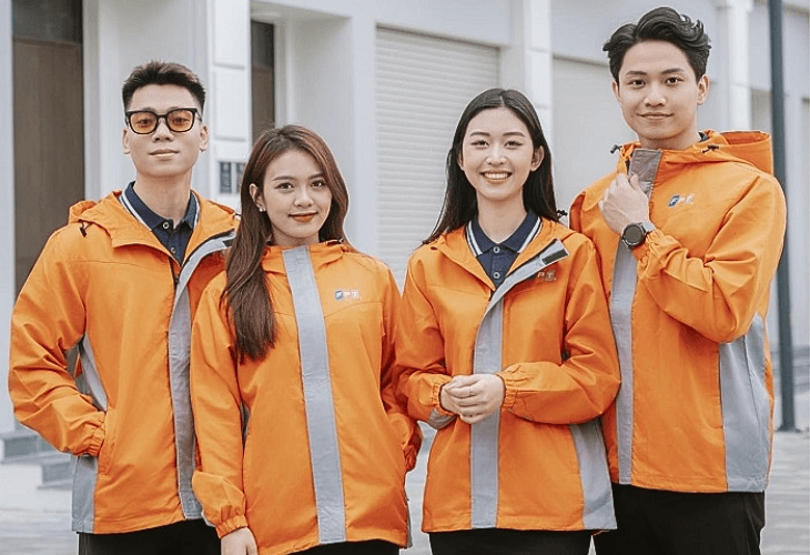 Áo khoác đồng phục là loại áo đồng phục giúp bảo vệ sức khỏe nhân viên