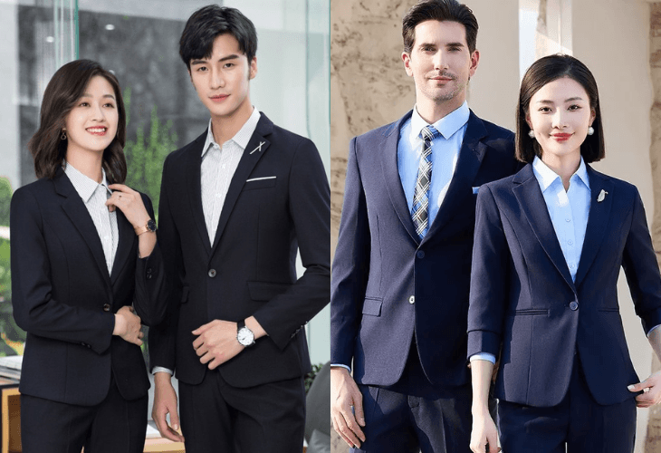 Áo khoác vest đồng phục sang trọng, chuyên nghiệp